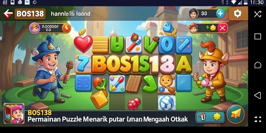 Tampilan gameplay dari BOS138 yang seru dan penuh tantangan.