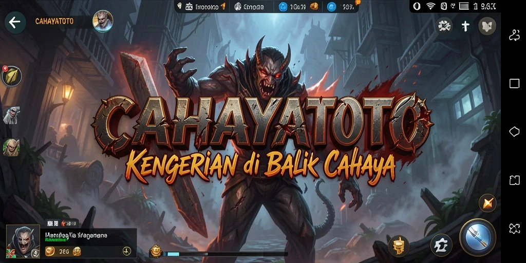 Gameplay CAHAYATOTO yang menegangkan dan penuh kengerian.