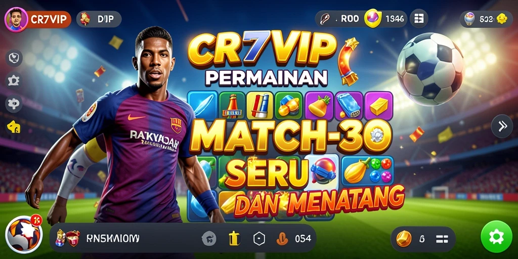 Tampilan gameplay seru dan menantang di CR7VIP.