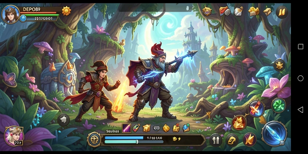 Screenshot gameplay DEPO89 menampilkan aksi petualangan yang mendebarkan.