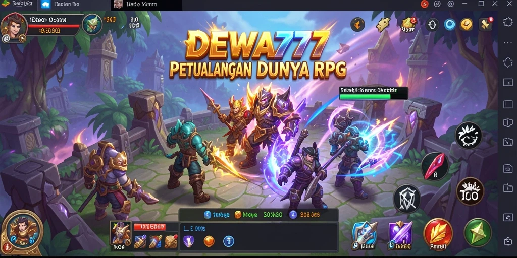 Gameplay seru DEWA777 dengan petualangan menarik di dunia RPG.