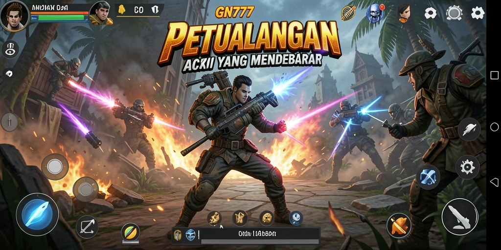 Screenshot gameplay GN777 yang penuh aksi dan seru.