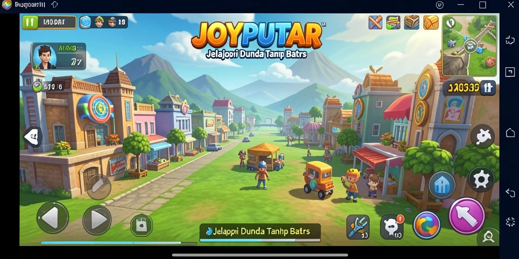 Gameplay seru di dunia Open World JOYPUTAR dengan berbagai petualangan.