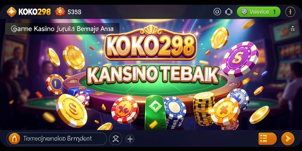 Screenshot gameplay KOKO288 menampilkan aksi seru permainan Kasino.