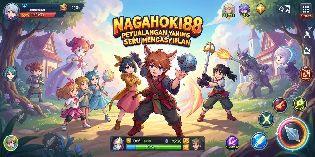 Tangkapan layar NAGAHOKI88 menampilkan aksi seru dalam permainan Anime.