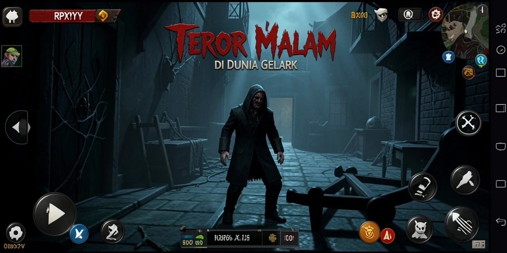 Screenshot utama RPYYY menampilkan nuansa gelap dan mencekam gameplay.