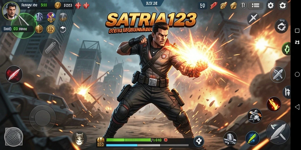 Tangkapan layar gameplay Action yang menegangkan.