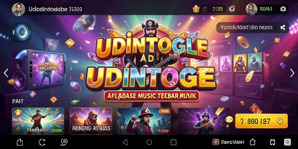 Tampilan gameplay UDINTOGEL yang menarik dan interaktif.