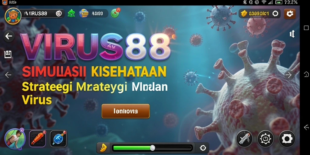 Tampilan gameplay menegangkan saat mengelola penyebaran virus.